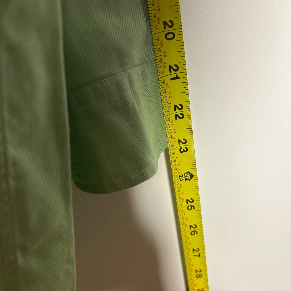 Ralph Lauren Men's Large Yarmouth 16 1/2 33 Green Long Sleeve Button Dress shirt - Picture 6 of 8